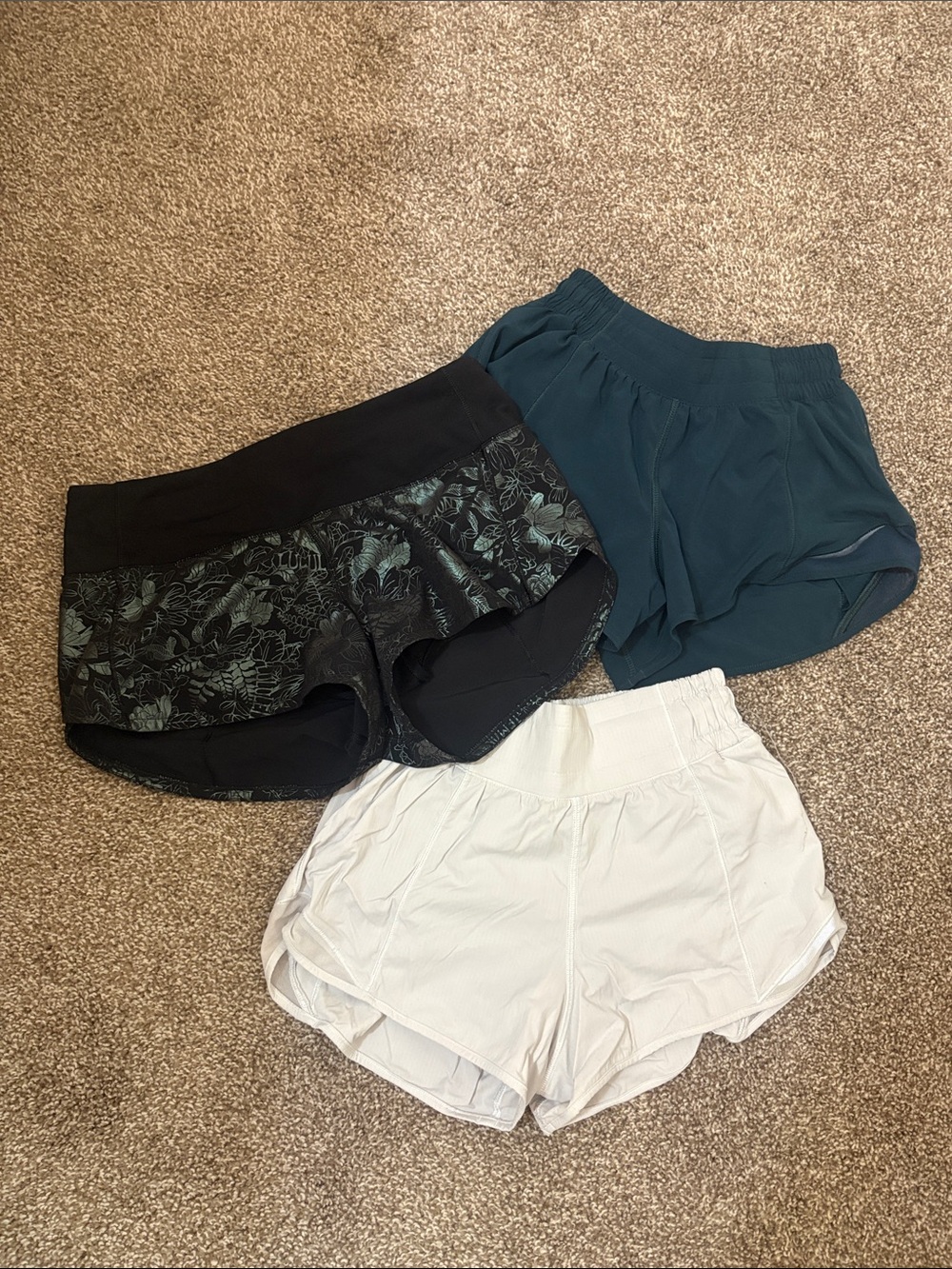 3 pairs of Women’s Lululemon Shorts